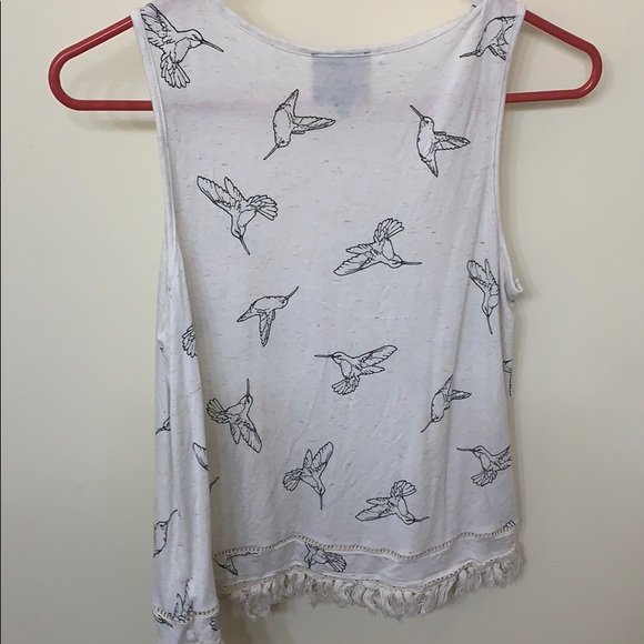 hummingbird tank top - Picture 2 of 3